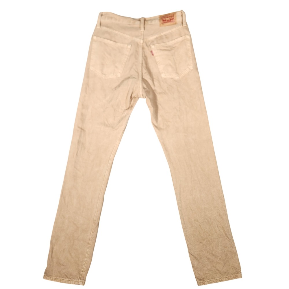 Levi's 501 Original Fit Jeans Womens 27x32 Tan Excellent Straight Leg Button Fly - Picture 12 of 15